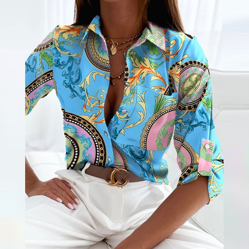 Elisa Collection | Blouse for Women with Classic Collar Design | Versatile Top for Timeless Elegance