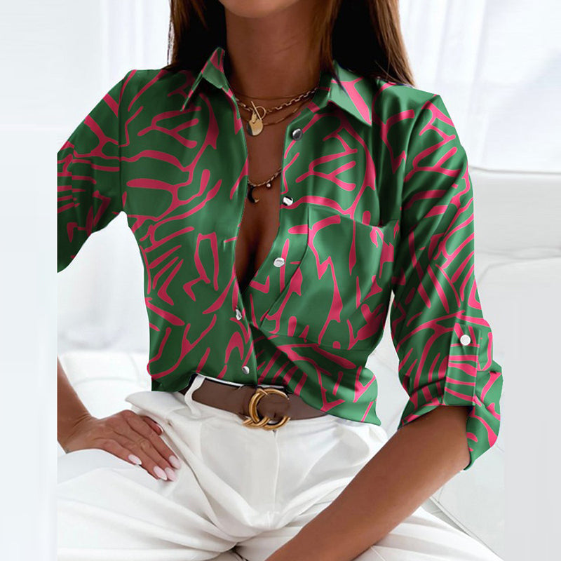 Elisa Collection | Blouse for Women with Classic Collar Design | Versatile Top for Timeless Elegance