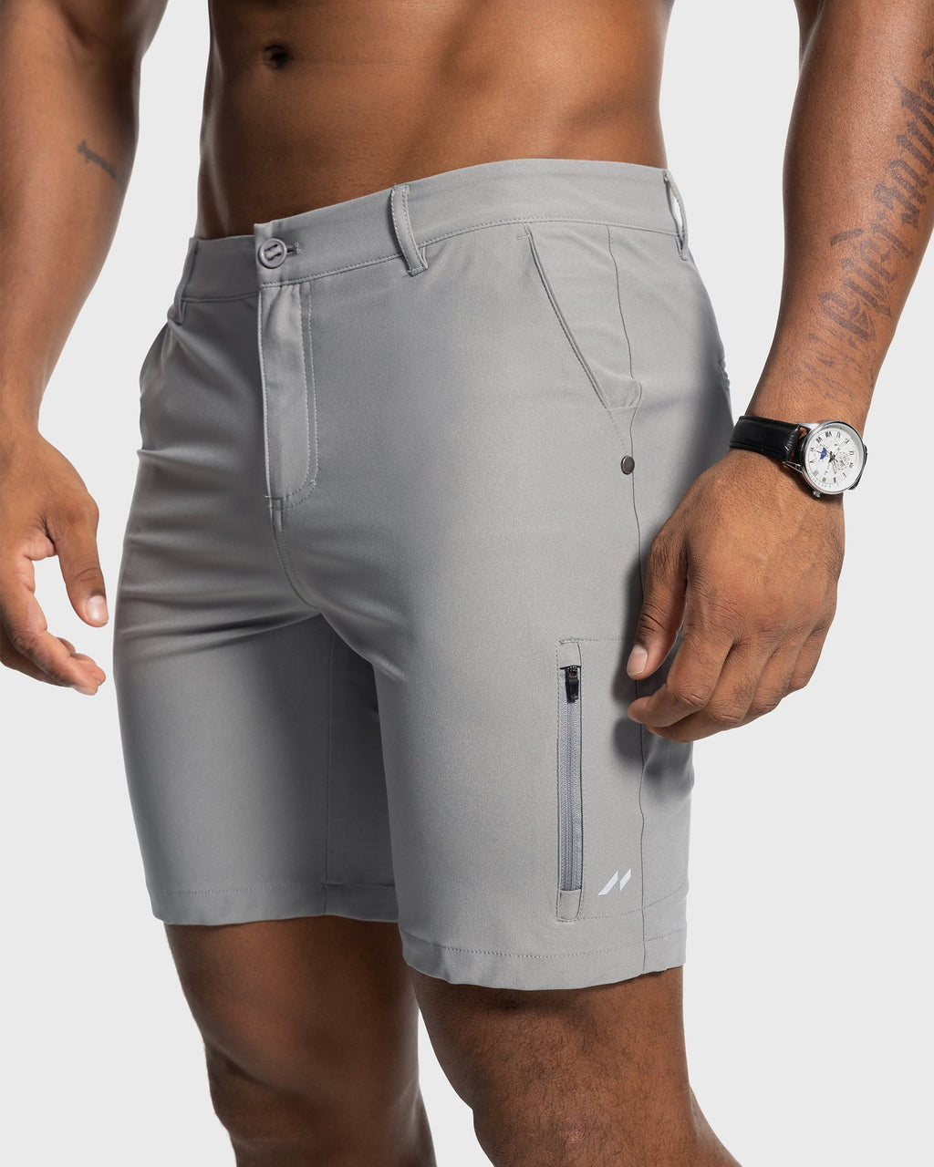 Elite Performance | Mens Chino Shorts with Four-Way Stretch | Modern Fit for Active Lifestyle