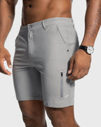 Elite Performance | Mens Chino Shorts with Four-Way Stretch | Modern Fit for Active Lifestyle
