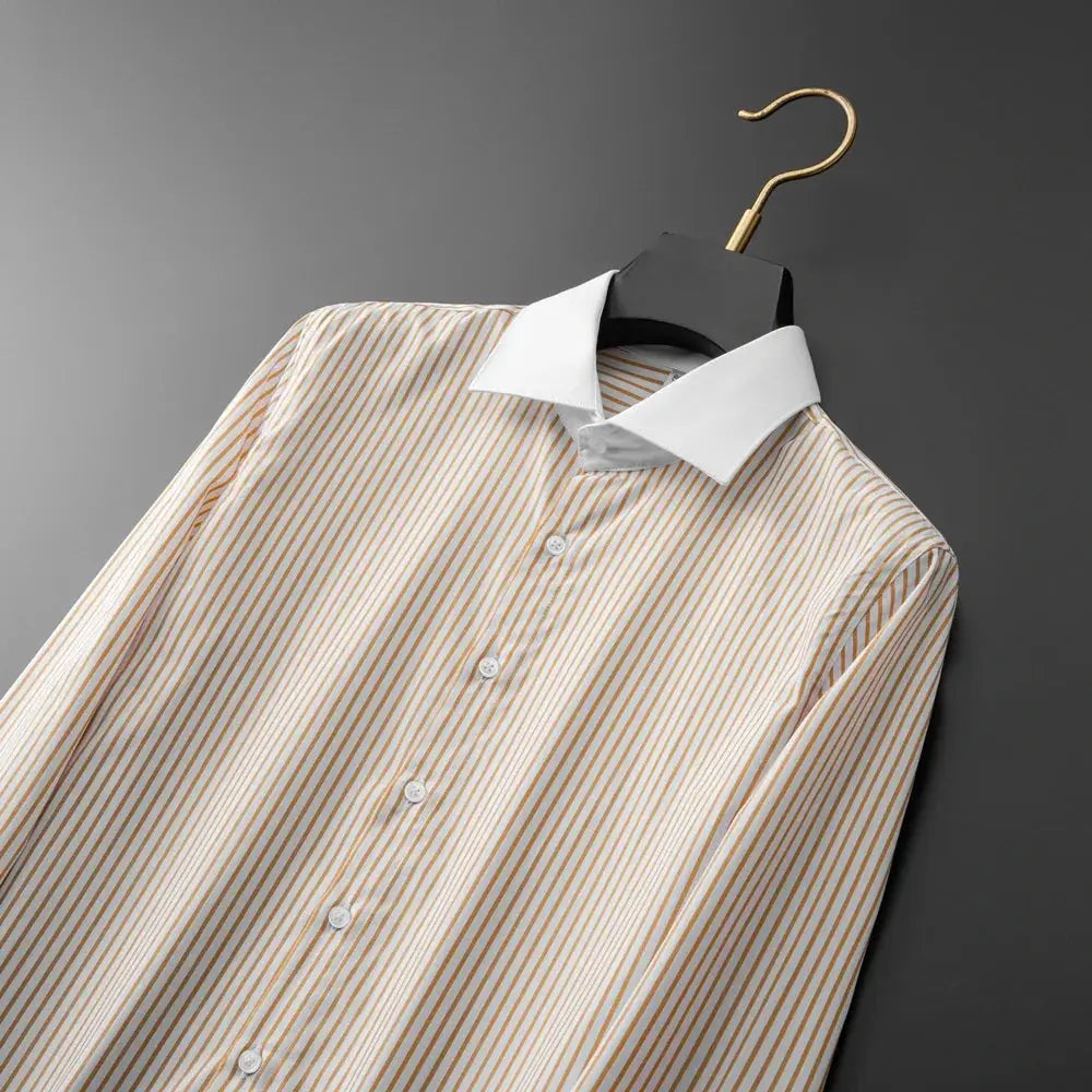 Women's Elliot Pinstripe Dress Shirt | Bamboo fiber and spandex blend 5