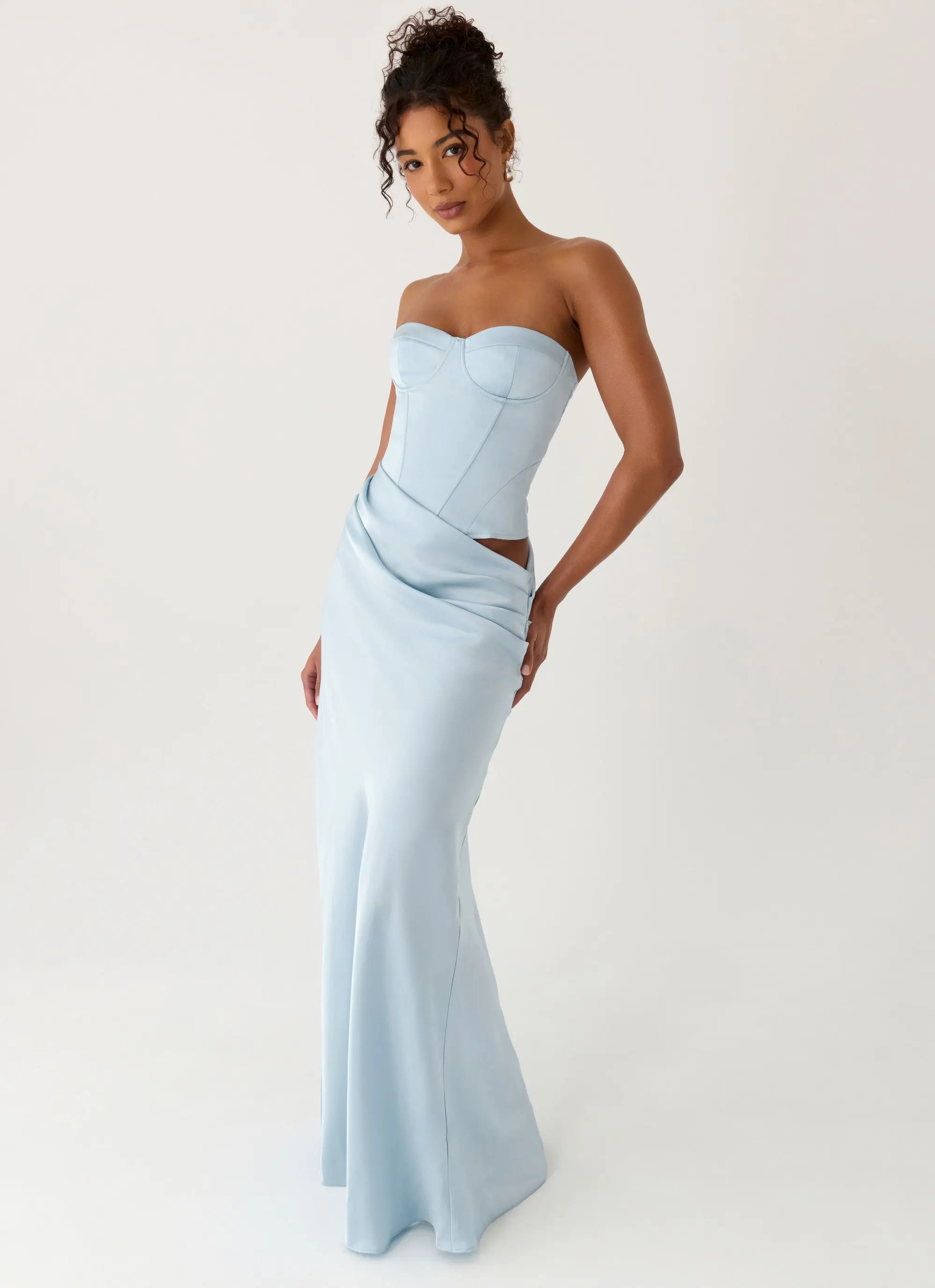 Women's Emory Collection | Corset Maxi Dress with Structured Bodice | Elegant Long Dress for Stunning Evening Wear - Wom 0