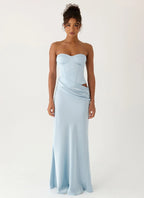 Women's Emory Collection | Corset Maxi Dress with Structured Bodice | Elegant Long Dress for Stunning Evening Wear - Wom 1