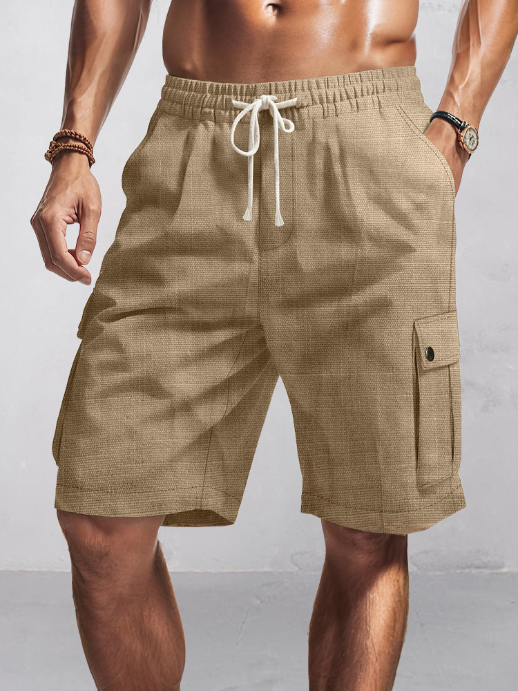 Essential Collection | Men's Cargo Shorts with Soft Cotton Fabric | Versatile Casual Fit for Outdoor Adventures