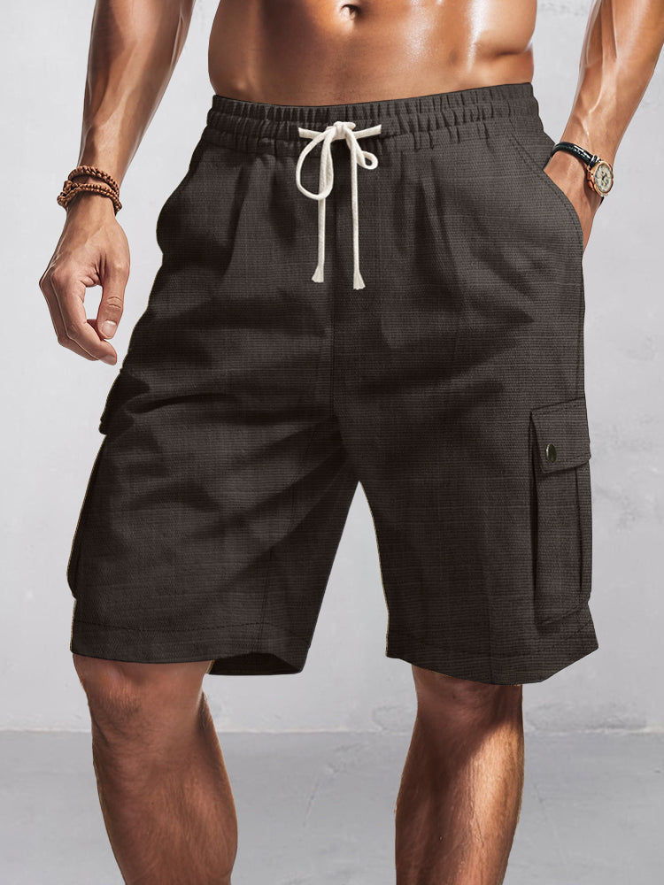 Essential Collection | Men's Cargo Shorts with Soft Cotton Fabric | Versatile Casual Fit for Outdoor Adventures