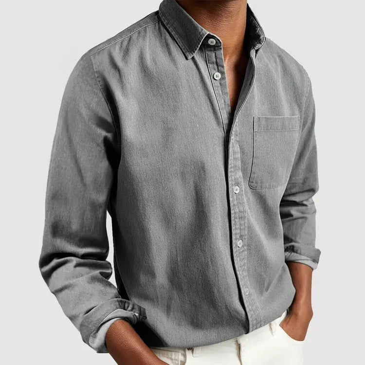Women's Ethan | Classic Casual Long Sleeve Men's Shirt | Long Sleeve Design: Provides added warmth and a po 2