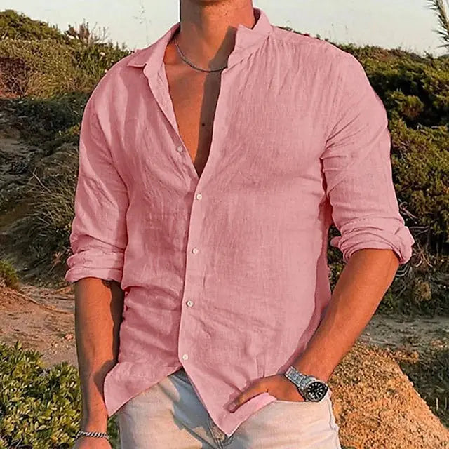 Women's Ethan | Classic Comfortable Men's Shirt | Button-Down Closure: Provides a classic and neat f 2