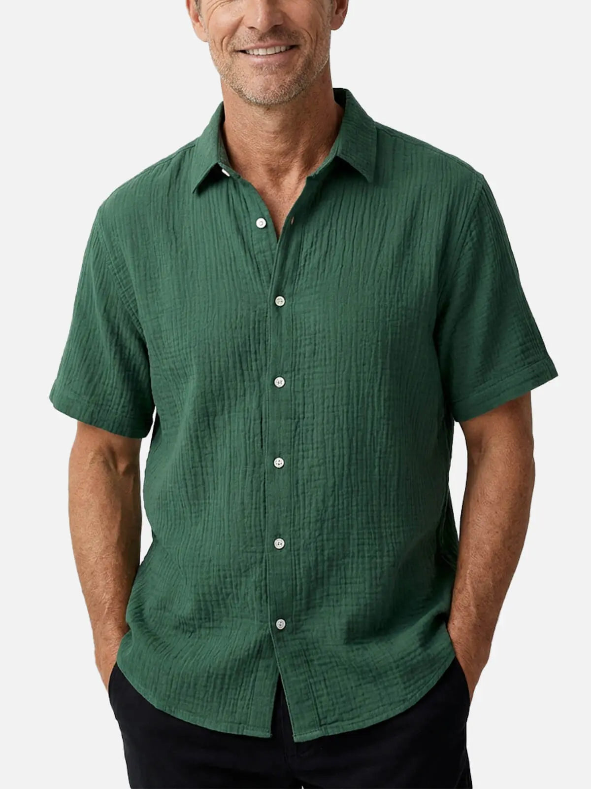Ethan | Classic Lightweight Short Sleeve Men's Shirt 1