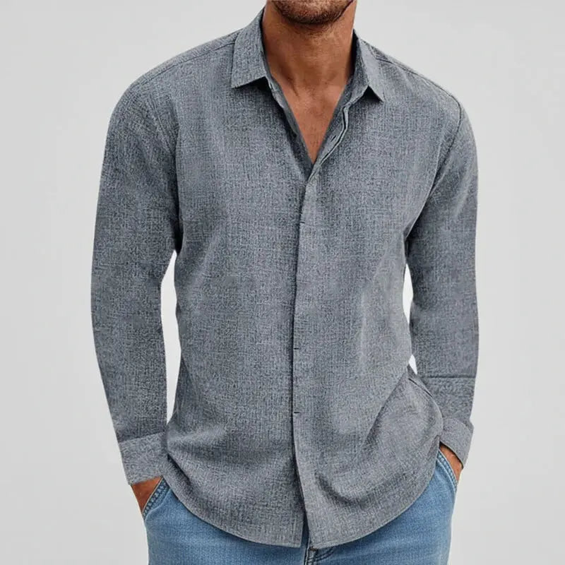 Women's Ethan | Comfortable Casual Long Sleeve Men's Shirt | Long Sleeve Design: Perfect for year-round wear 0