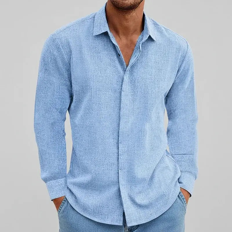Women's Ethan | Comfortable Casual Long Sleeve Men's Shirt | Long Sleeve Design: Perfect for year-round wear 2
