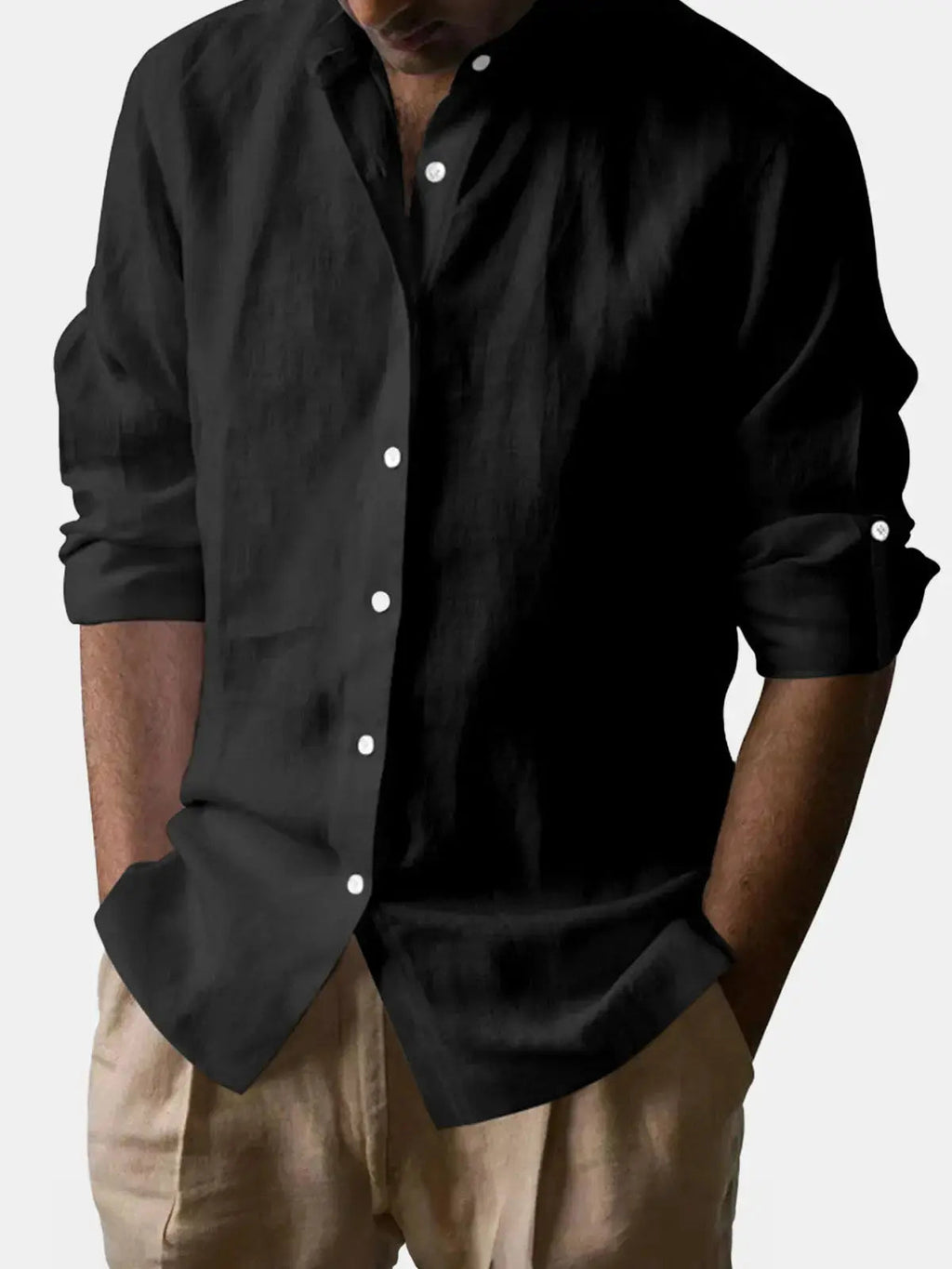 Women's Ethan | Lightweight Breathable Linen Blend Men's Shirt | Breathable Fabric: Keeps you cool and comfortable  1
