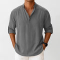 Women's Ethan | Lightweight Breathable Men's Popover Shirt | 100% Linen: Provides superior breathability and co 0