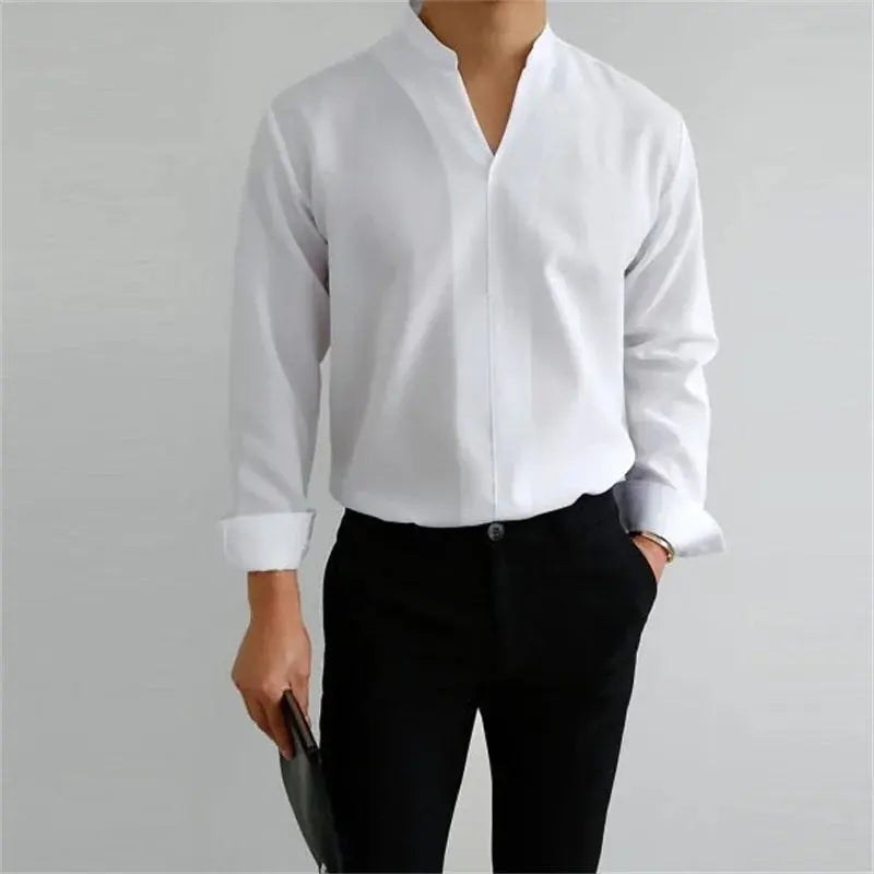 Women's Ethan | Modern Casual Long Sleeve Men's Shirt | Long Sleeve Design: Perfect for layering or wearin 0