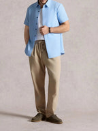Women's Ethan | Stylish Casual Short Sleeve Men's Shirt | Material: 55% Linen 2