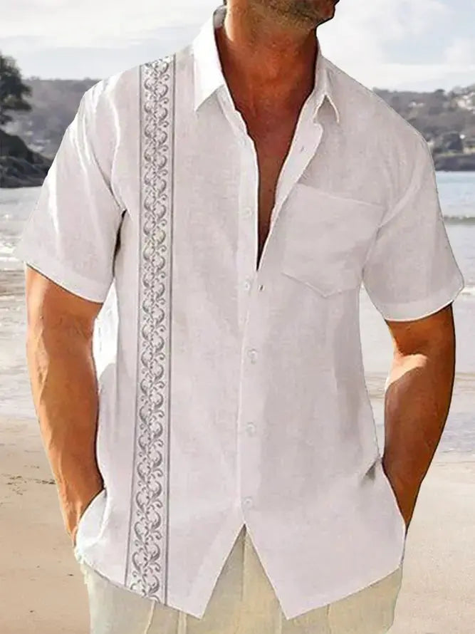 Women's Ethan | Stylish Lightweight Short Sleeve Men's Shirt | Elegant Trim Design: Adds a touch of sophisticatio 0