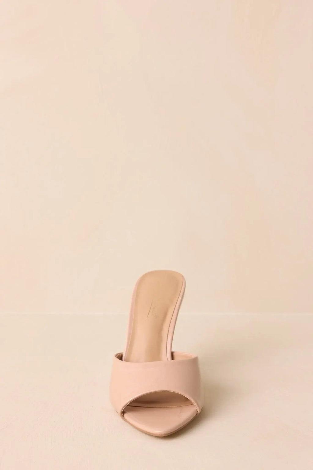 Women's Every Step Counts Beige Faux Leather High Heel Sandals | Heels measures 4" 4