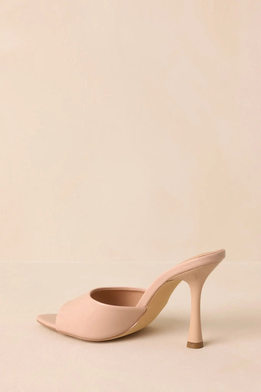Women's Every Step Counts Beige Faux Leather High Heel Sandals | Heels measures 4" 5