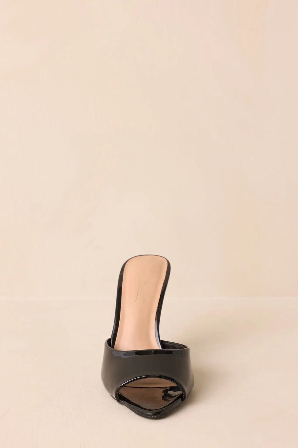 Women's Every Step Counts Black Faux Leather High Heel Sandals | Heels measures 4" 5