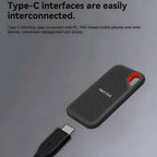 External Hard Drive Portable SSD High Speed USB C Storage