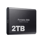 Portable 2TB USB-C SSD External Drive