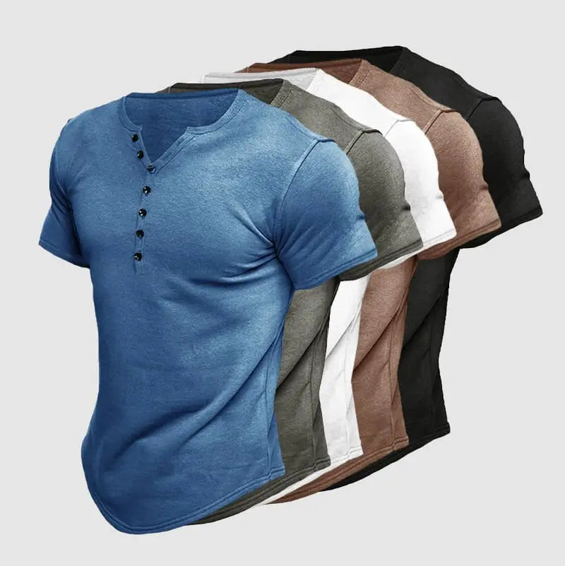 Women's Felix Grant Boss Henley T-Shirt | Material: Cotton 6