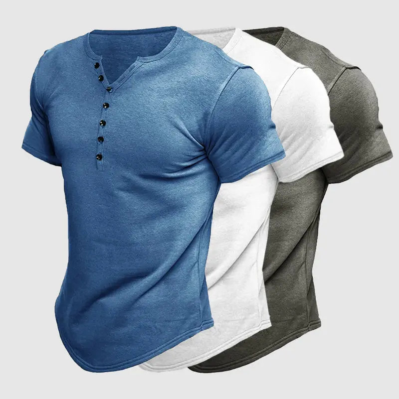 Women's Felix Grant Boss Henley T-Shirt | Material: Cotton 7