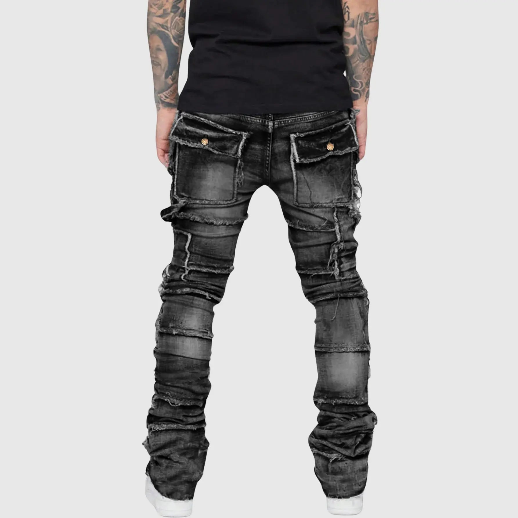 Women's Felix Grant Distressed Denim Jeans | Material: Distressed Denim 4
