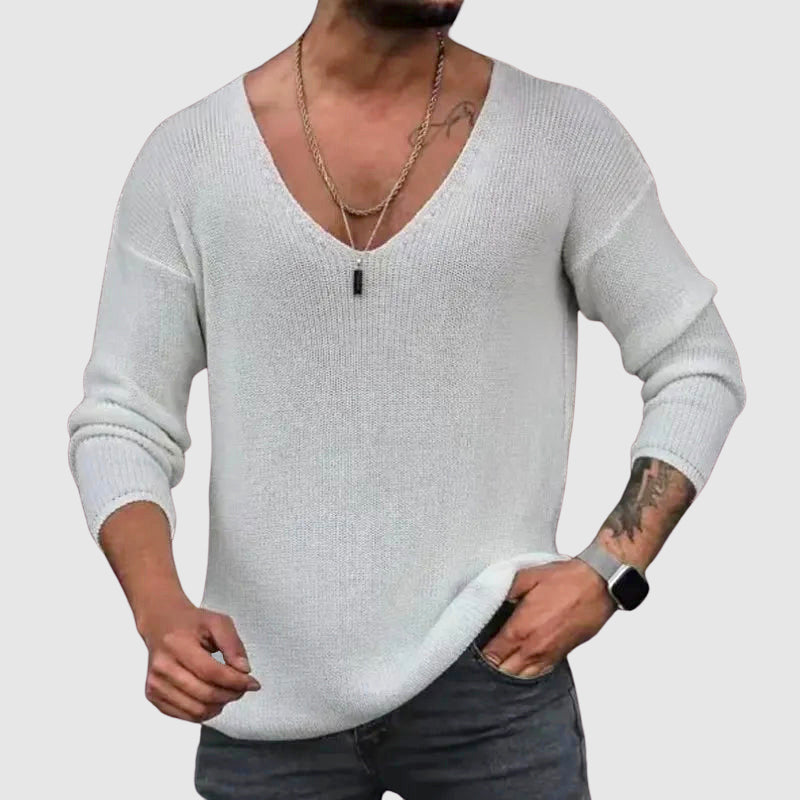 Women's Felix Grant Essential V-Neck Shirt | Material: Cotton Blend 2