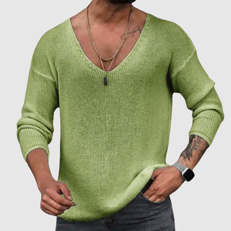 Women's Felix Grant Essential V-Neck Shirt | Material: Cotton Blend 3