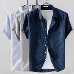Women's Felix Grant Relaxed Linen Shirt | Material: Linen-Cotton Blend 5