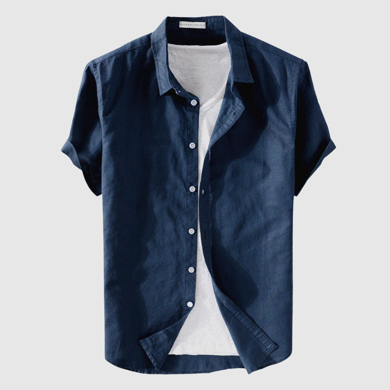 Women's Felix Grant Relaxed Linen Shirt | Material: Linen-Cotton Blend 7