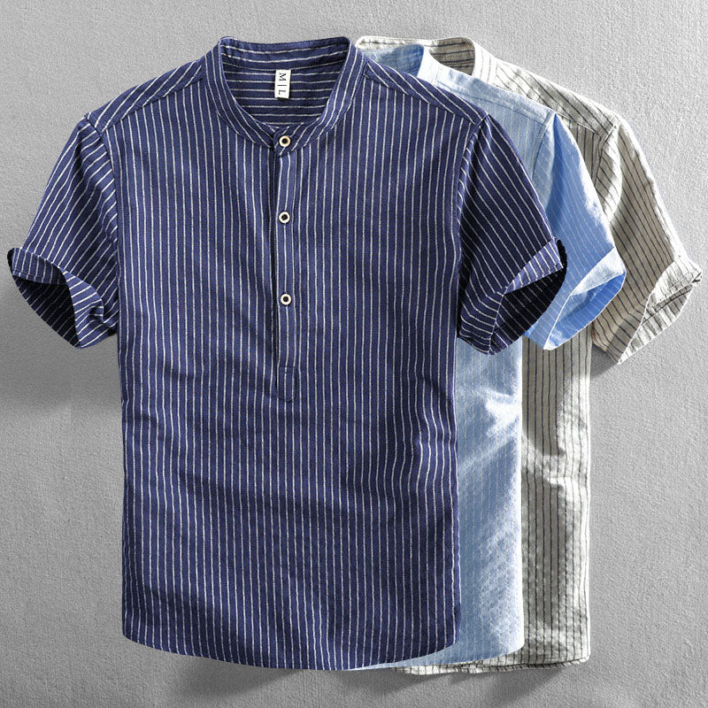 Women's Felix Grant Striped Cotton Shirt | Material: Cotton 5
