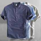 Women's Felix Grant Striped Cotton Shirt | Material: Cotton 5