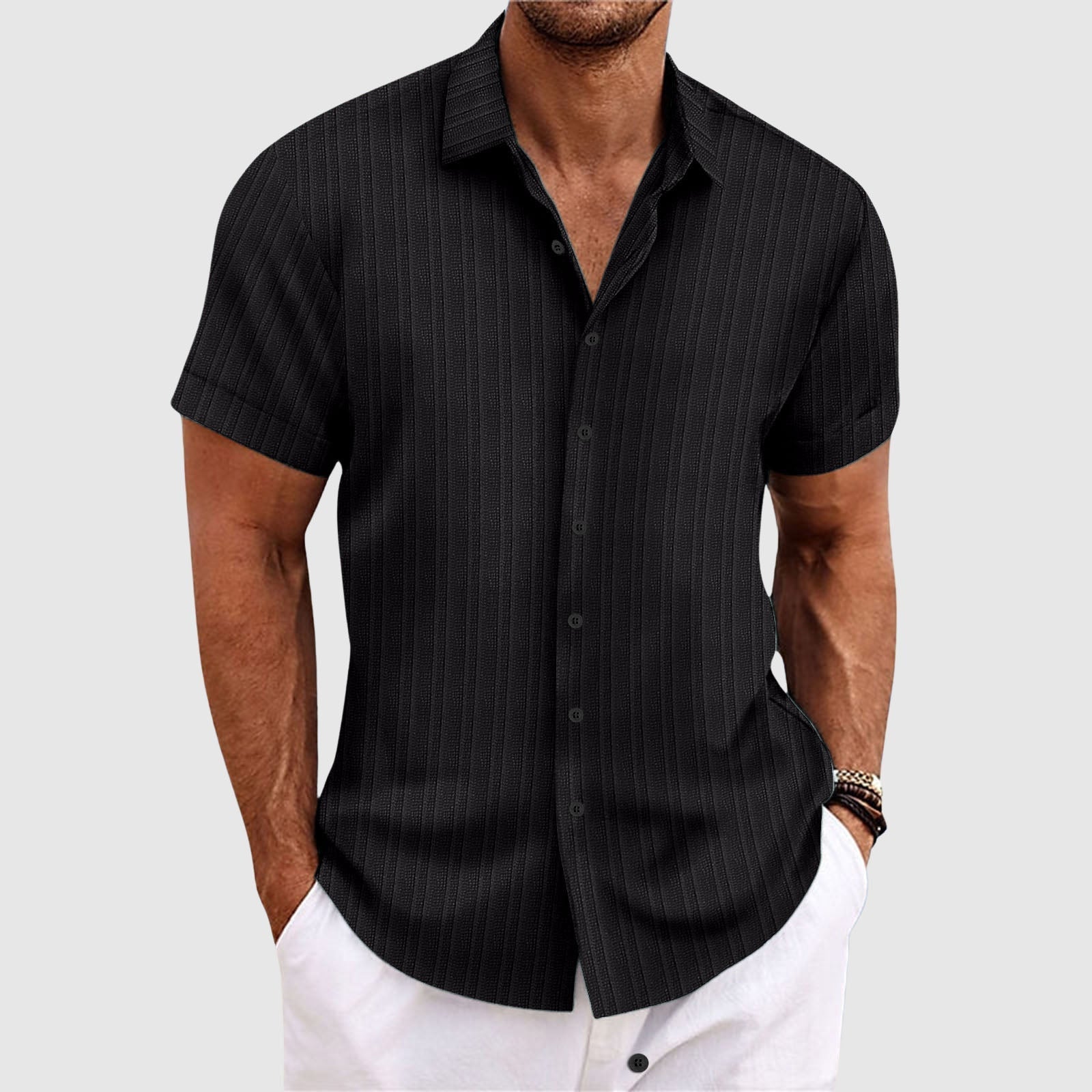 Women's Felix Grant Summit Stripe Shirt | Material: Polyester Blend 0