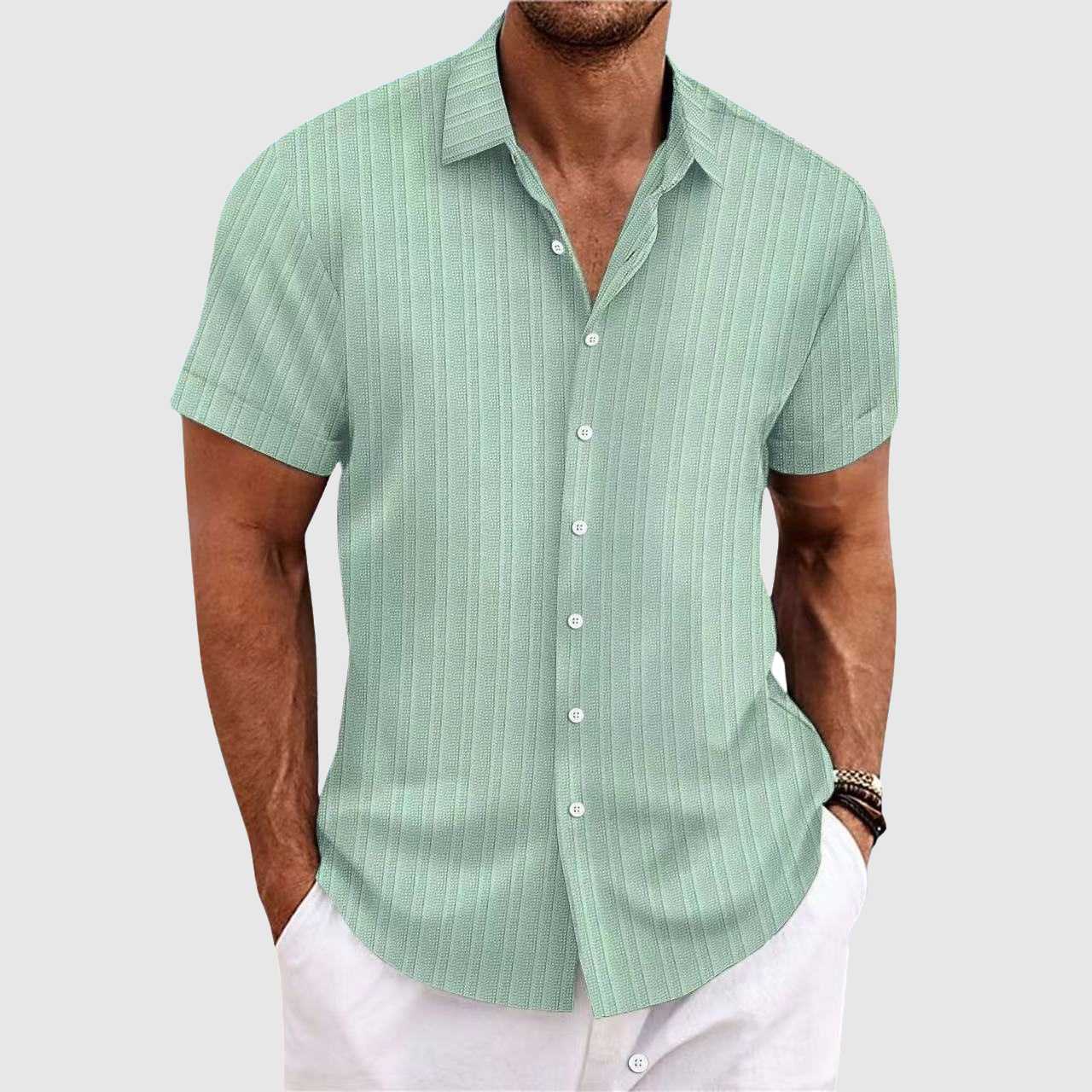 Women's Felix Grant Summit Stripe Shirt | Material: Polyester Blend 2