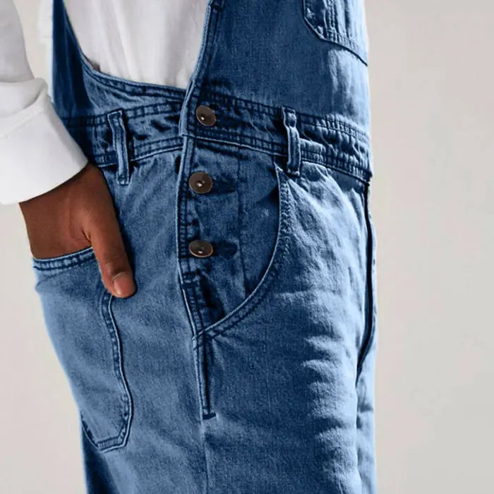 Women's Felix Grant Urban Utility Overalls | Material: Premium denim 5