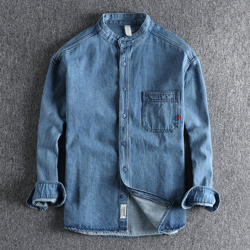 Women's Felix Grant Washed Spring Denim Shirt | Material: Cotton 0