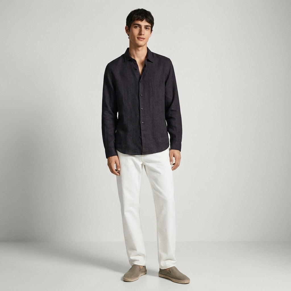 Finlay Russe | Men's Linen Shirt Classic Fit