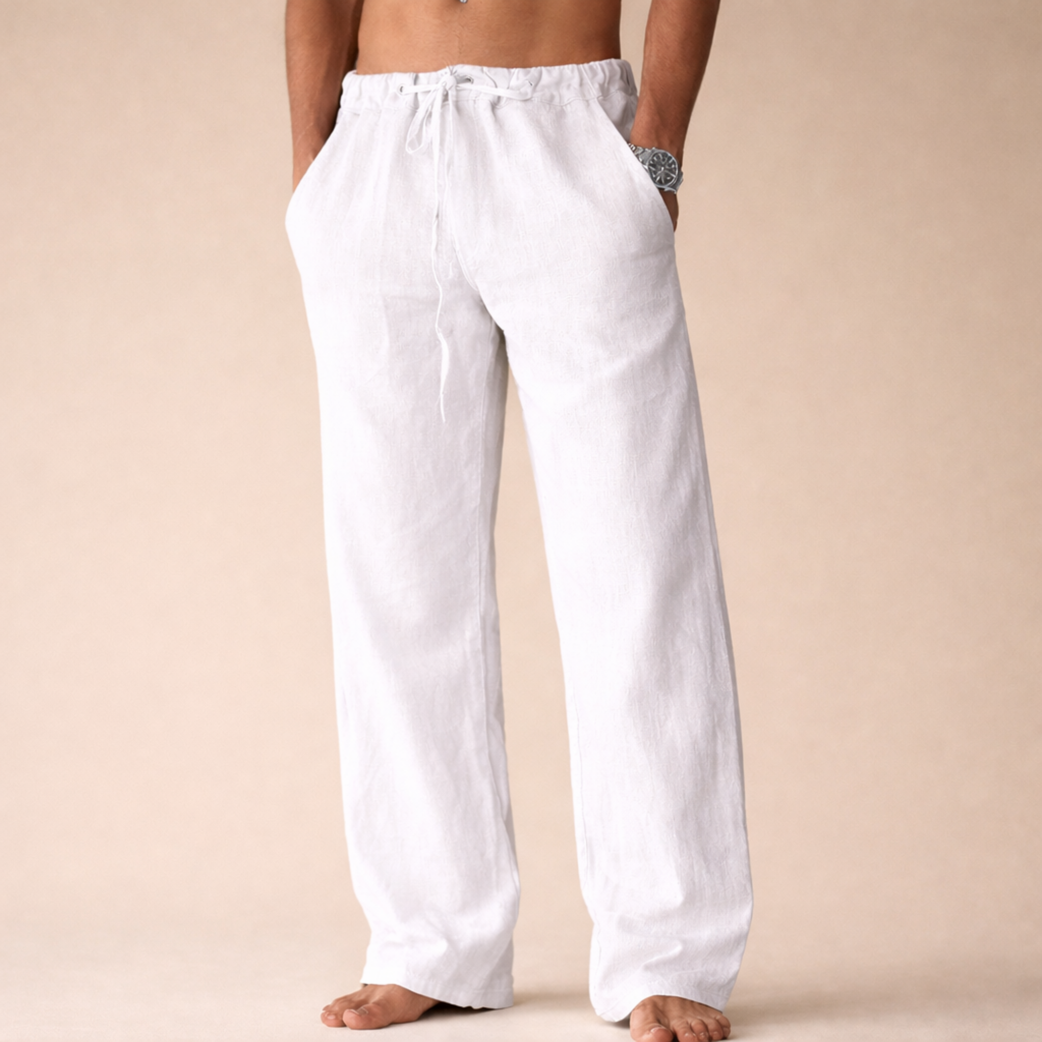 Finley | Women's Linen Trousers with Breathable Fabric | Relaxed Fit for Summer Comfort