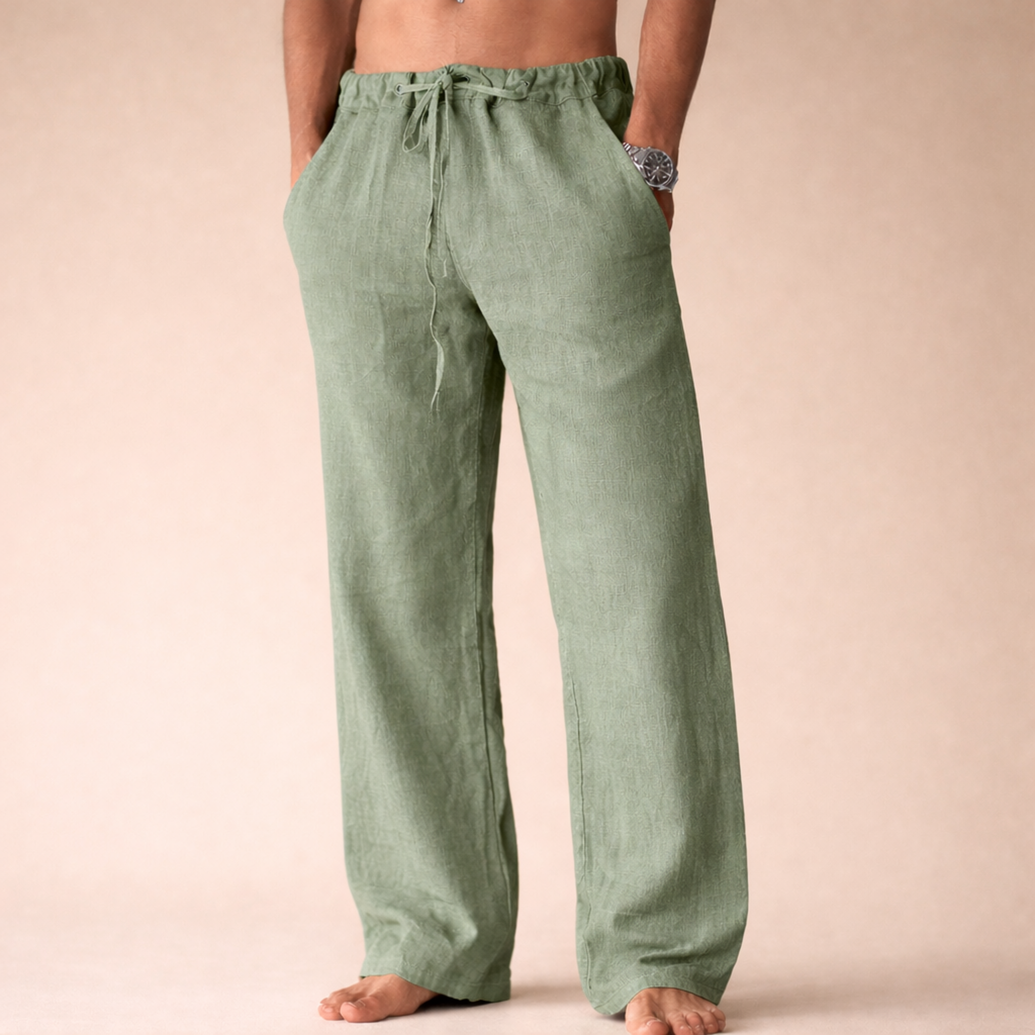 Finley | Women's Linen Trousers with Breathable Fabric | Relaxed Fit for Summer Comfort