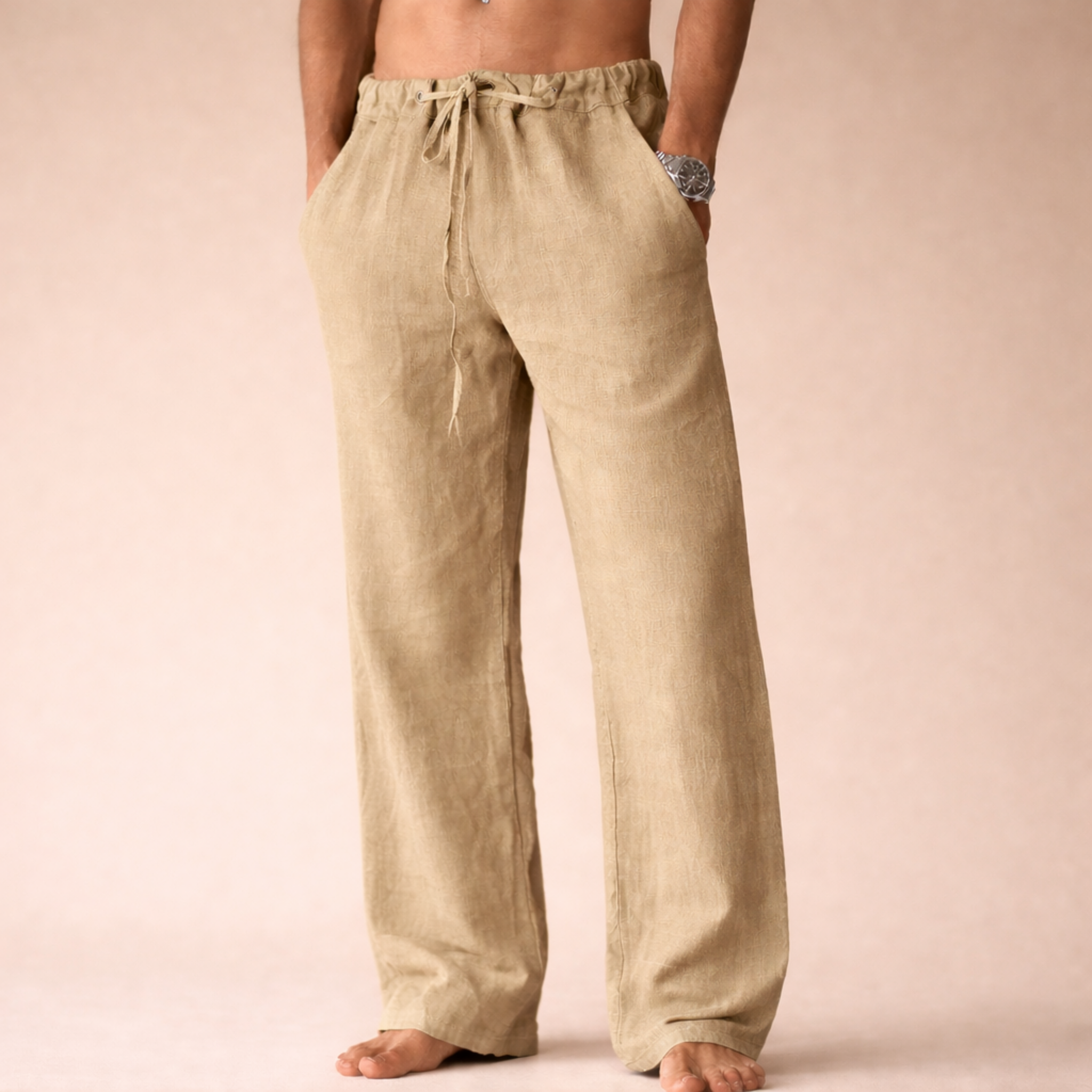 Finley | Women's Linen Trousers with Breathable Fabric | Relaxed Fit for Summer Comfort