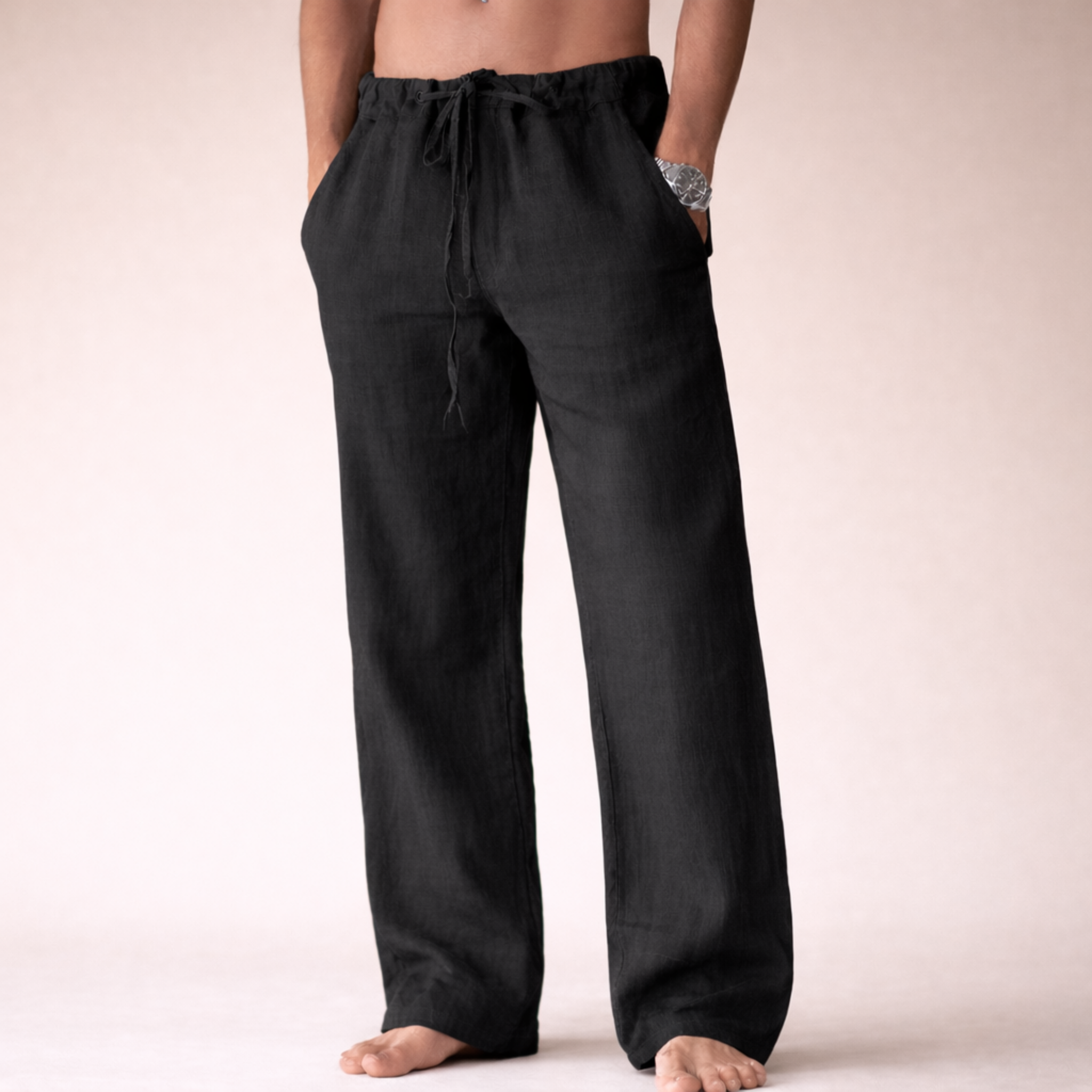 Finley | Women's Linen Trousers with Breathable Fabric | Relaxed Fit for Summer Comfort