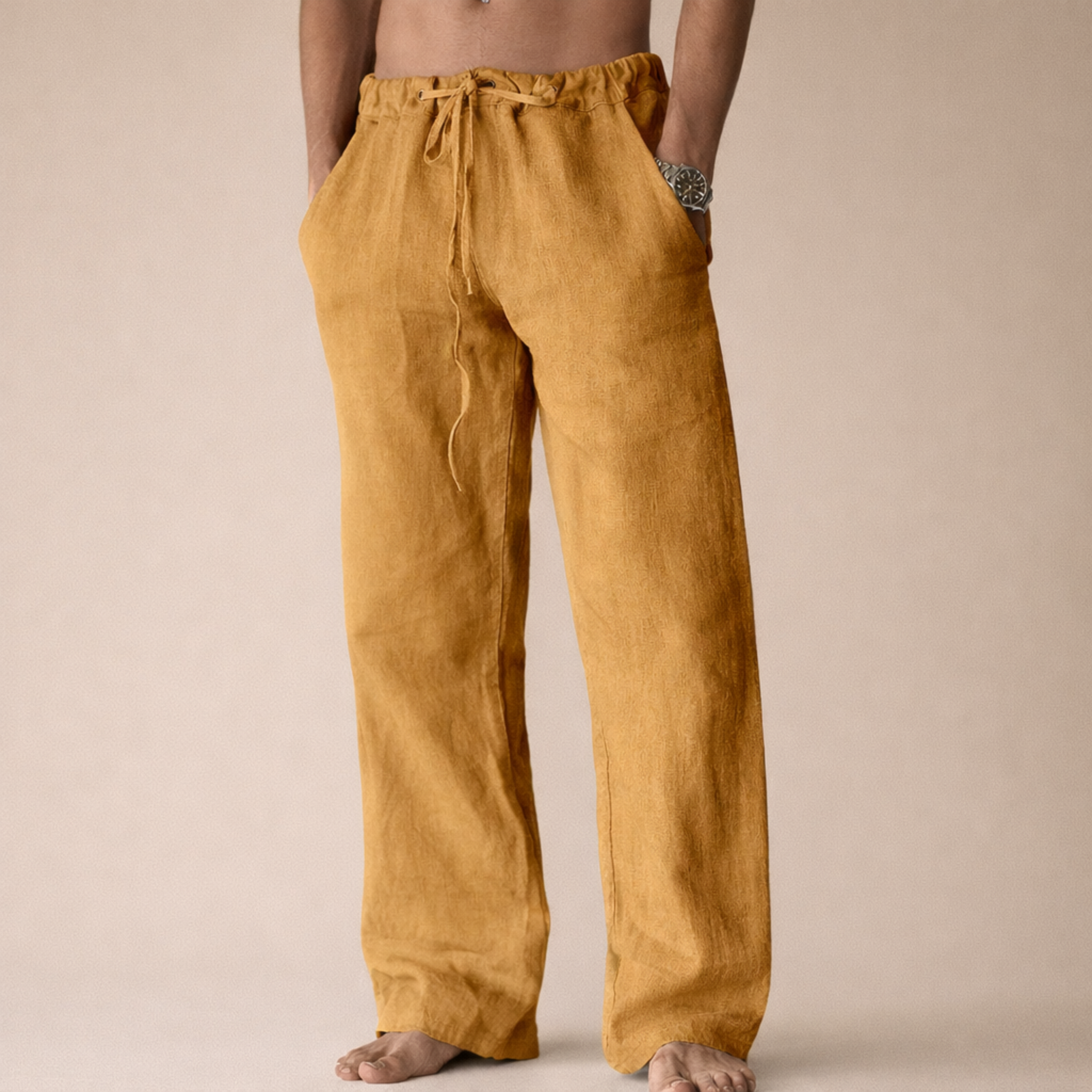 Finley | Women's Linen Trousers with Breathable Fabric | Relaxed Fit for Summer Comfort