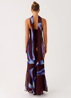 Women's Floral Maxi Dress with Strapless Design | Perfect for Evening Elegance - Women's | Maxi length — elongates your  4