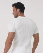 Women's Florence - Ribbed Cotton Polo | Material: Polyester mixed with Cotton 2