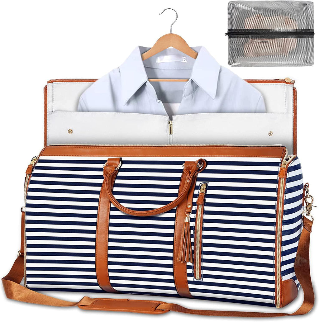 Foldable PU Leather Storage Bag with Zipper Closure | Spacious Design for Organizing Formal Wear