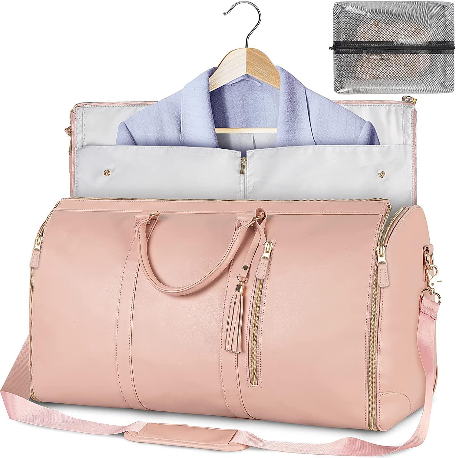 Foldable PU Leather Storage Bag with Zipper Closure | Spacious Design for Organizing Formal Wear