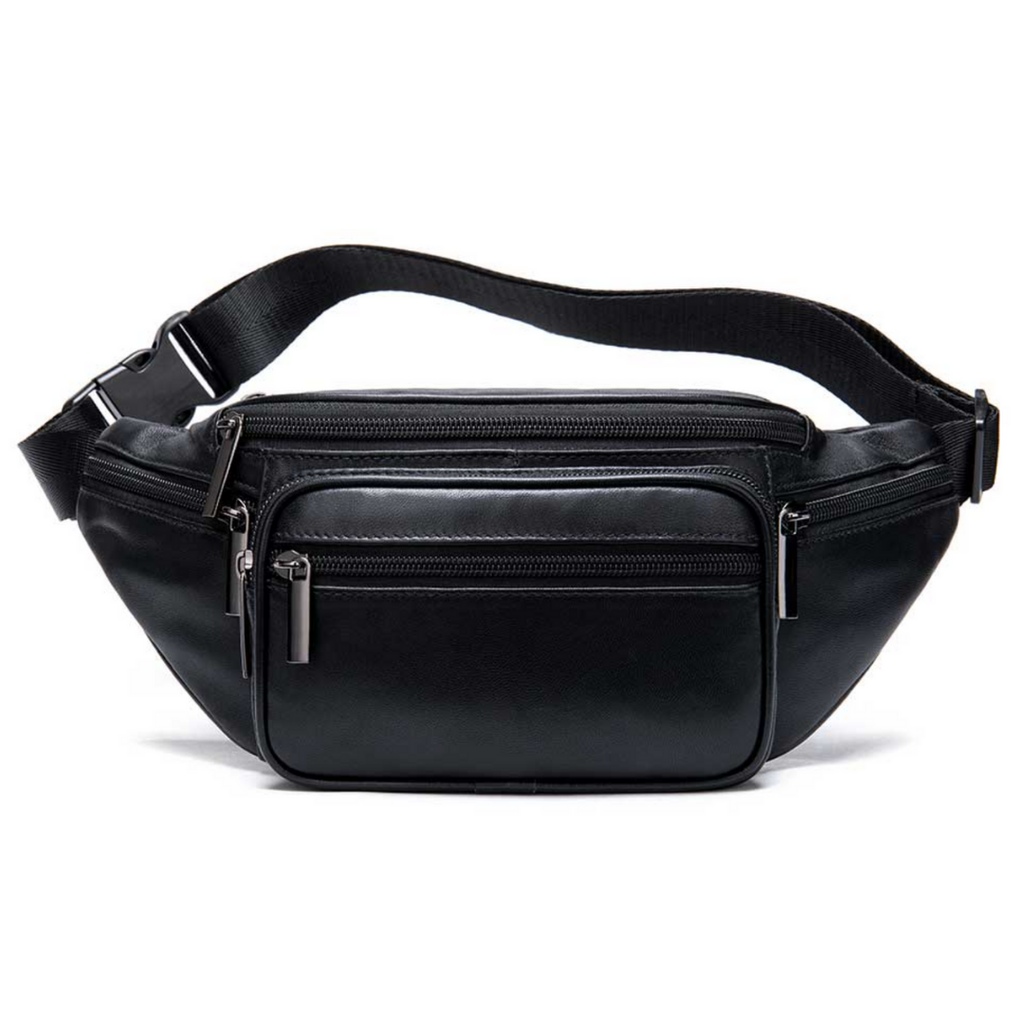 Genuine Leather Men's Crossbody Bag with Multiple Compartments | Adjustable Strap for Versatile Carrying