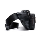 Genuine Leather Men's Crossbody Bag with Multiple Compartments | Adjustable Strap for Versatile Carrying