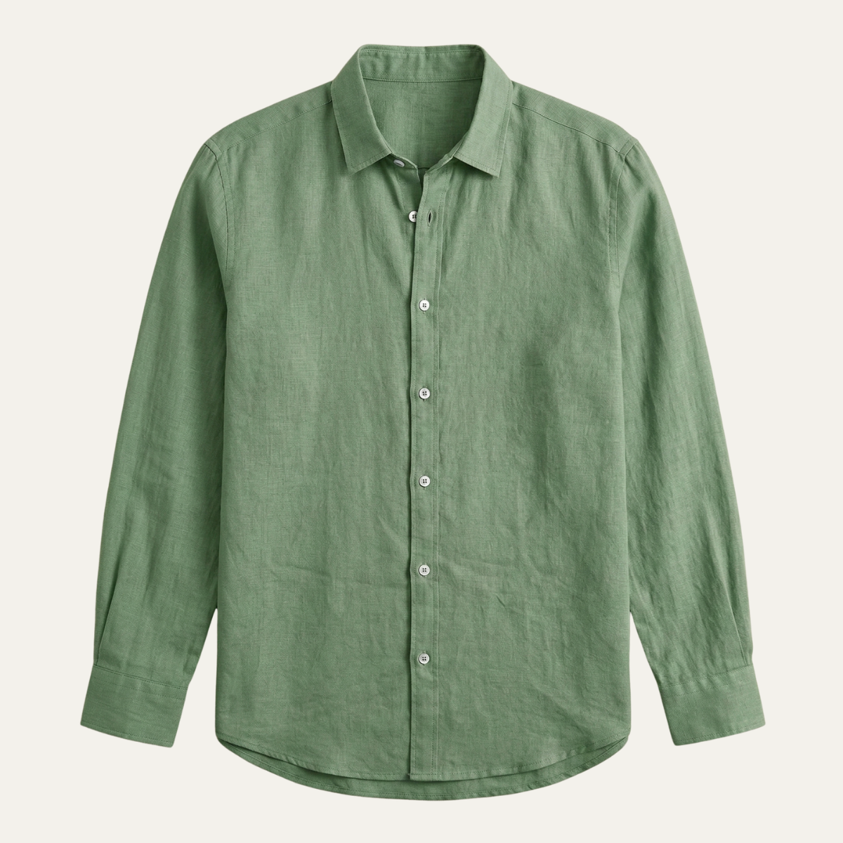 Glenpark Ridge | Men's Linen Casual Button-Up Shirt with Breathable Comfort | Relaxed Fit for Everyday Style